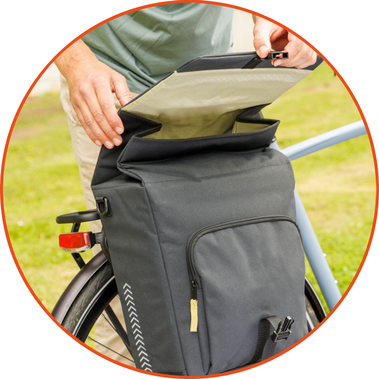 Pojedyncza sakwa rowerowa New Looxs Tulum Single 16L